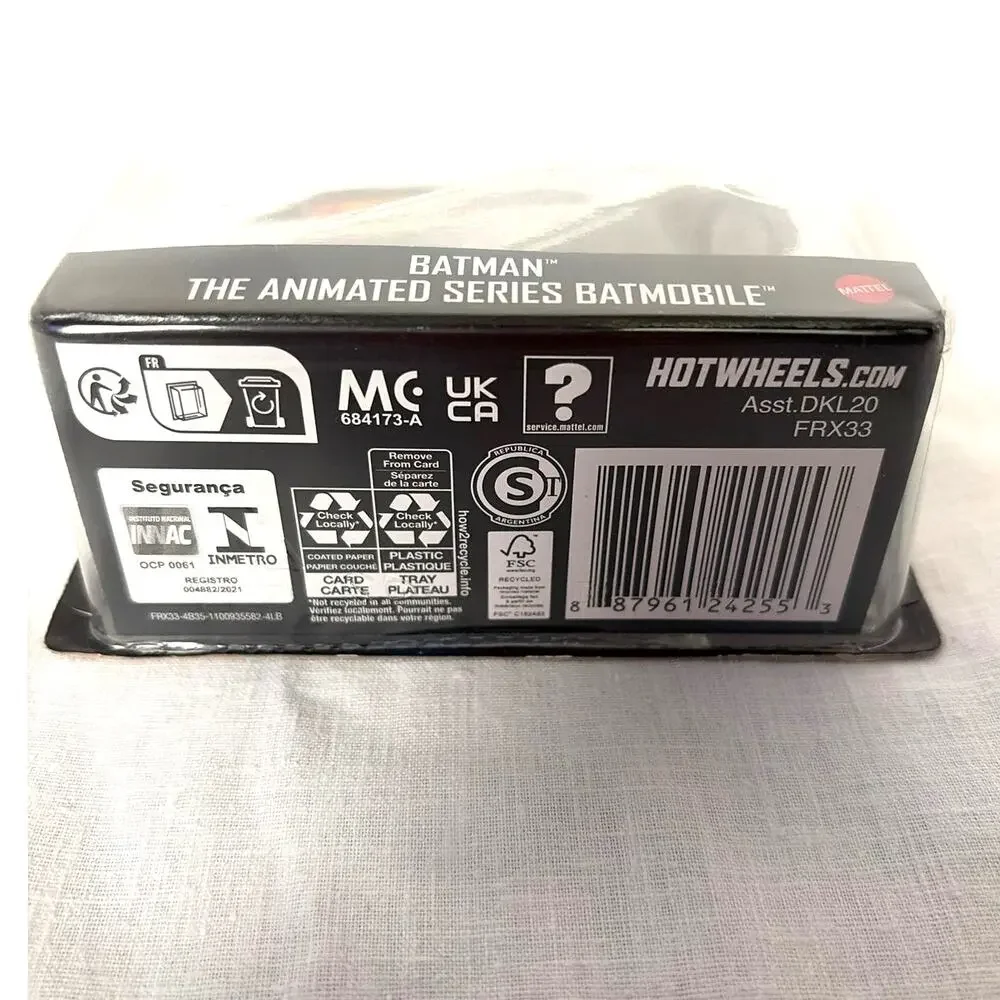2021 Hot-Wheels Batman The Animated Series Batmoblie DC Universe Diecast